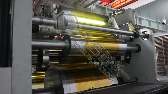 PVD Roll To Roll R2R Web Coating Machine zur Metallisierung von Polyester und Polymer
