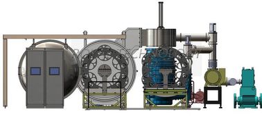 Horizontales Vakuum, das Maschine, Glasvakuumbeschichtungs-Maschine des armband-PVD metallisiert