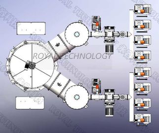 Edelstahl-Möbel-Bogen-Überzug-Maschine, Metallstühle und Beschichtungs-Ausrüstung des Tabellen-Goldpvd