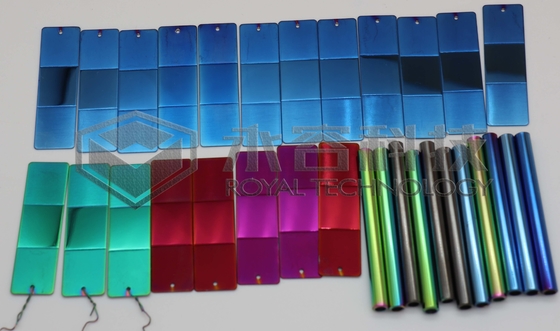 Die neue PVD-Beschichtung: Purpurrote Farbe PVD, PVD rötlich, PVD-Messinggrün, PVD-Marineblau, Baby-blaue Beschichtungen