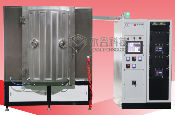 Ein guter Preis. Magnetron-Sputter-PVD-Vakuum-Beschichtungsmaschine IPG Blaue MF-Sputtermaschine Online