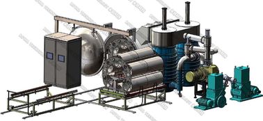 Ein guter Preis. Horizontales Vakuum, das Maschine, Plastiktischbesteck PVD Magnetron-Spritzensystem DCs planares metallisiert Online