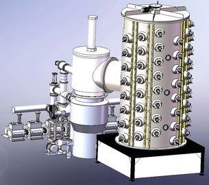 Vakuumbeschichtungs-Maschine Rosen-Goldpvd, großer Überzug der Edelstahl-Rohr-PVD