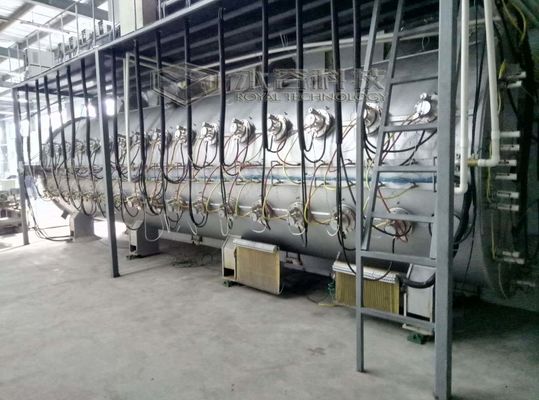 Horizontale Multi-Bogen-Beschichtungs-Maschine für SS-Rohre und SS-Blätter, rostfreies steiles Rohr-Vergolden