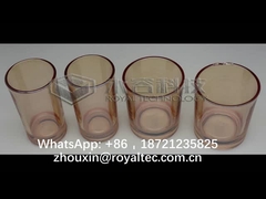 Helle Amber Color auf Glaswaren