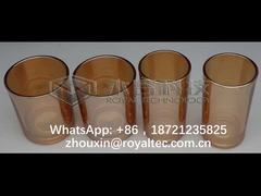 Dunkle Amber Color auf Glaswaren