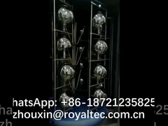 Transparente silberne Beschichtung der Glaslampe